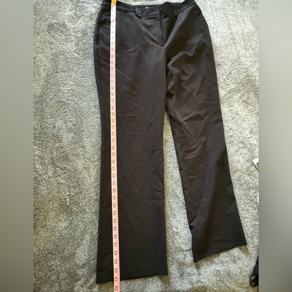 Worthington Straight Leg Black Trousers